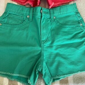 2 Shorts Pink and Green from Old Navy